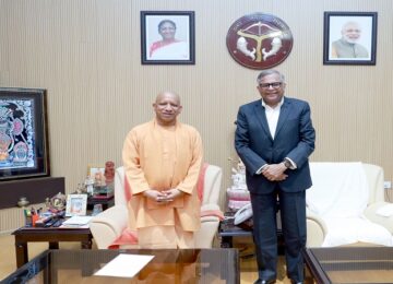 Tata Sons Chairman N. Chandrasekaran met CM Yogi