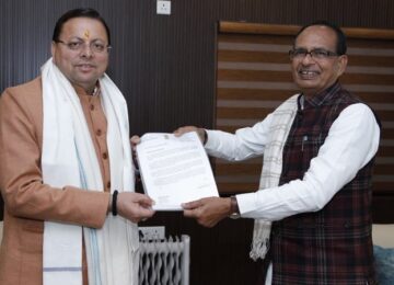 CM Dhami met Shivraj Singh Chauhan