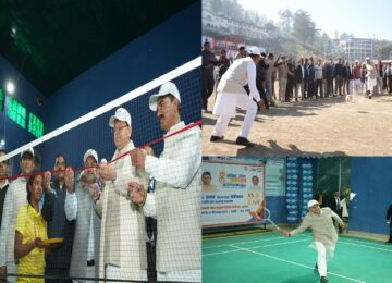 CM Dhami inaugurated the MP Sports Festival.