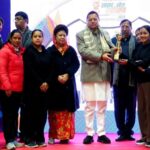 CM Dhami participated in the closing ceremony of the MP Sports Festival.