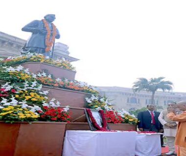 CM Yogi pays tribute to Chaudhary Charan Singh on his 123rd birth anniversary