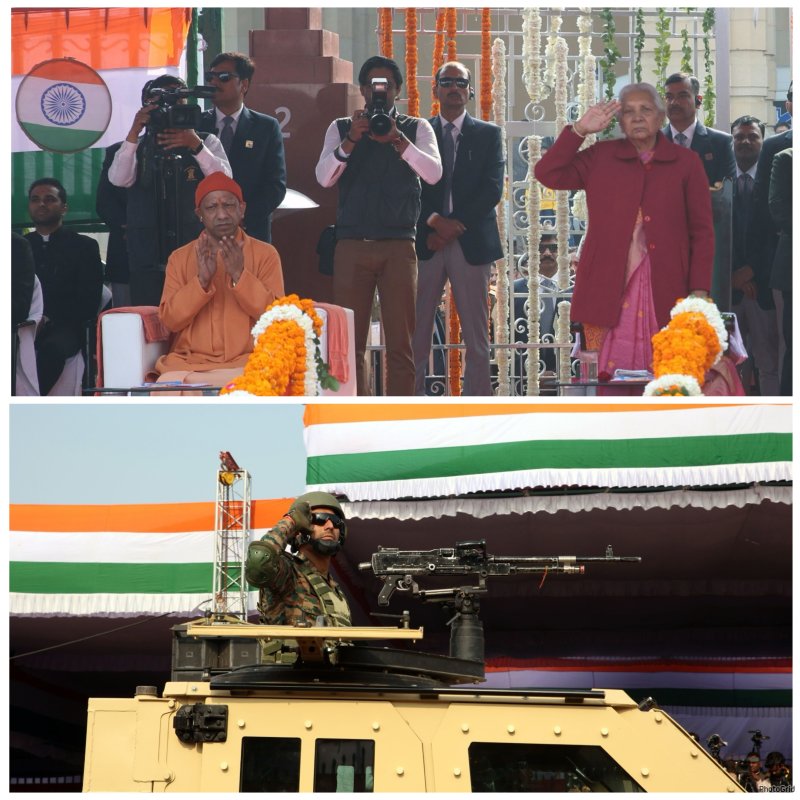 77th Republic Day celebrations held in Lucknow