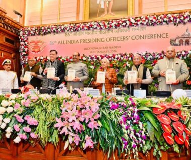 Om Birla addressed the 86th AIPOC Conference