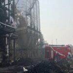 Explosion at steel plant