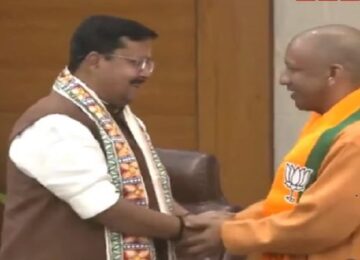CM Yogi congratulated Nitin Naveen on being appointed National President.