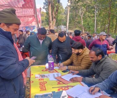 Record of public service camps under the leadership of CM Dhami