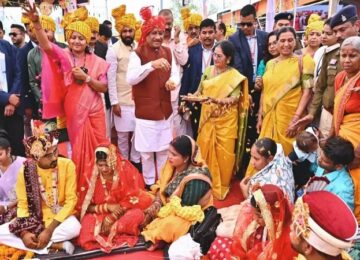 Mass marriage of 6,412 couples in Chhattisgarh