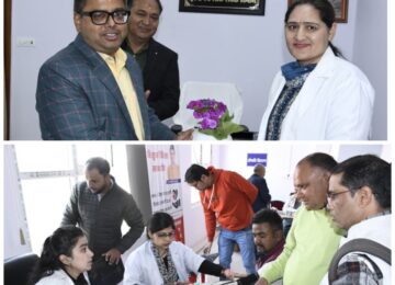 Free health camp for journalists in Haldwani