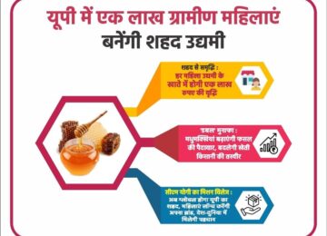 One lakh rural women will become honey entrepreneurs.