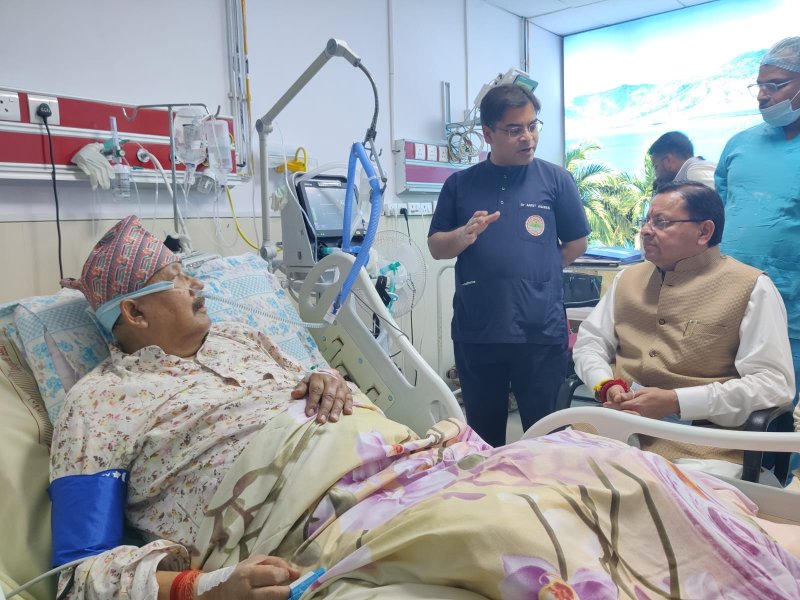 CM Dhami reached AIIMS Rishikesh