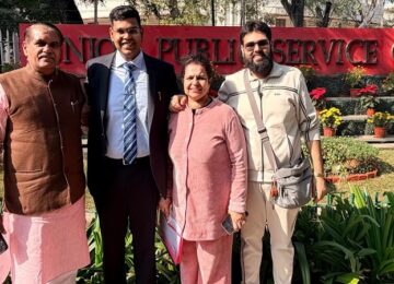 BJP leader's son Ekansh secures third rank in UPSC exam