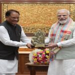 CM Vishnudev Sai presented PM Modi with a bell metal artwork titled 'Mata Kaushalya's Ram'.