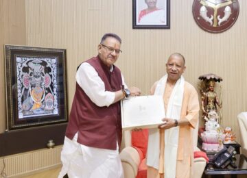 Ganesh Joshi met CM Yogi Adityanath