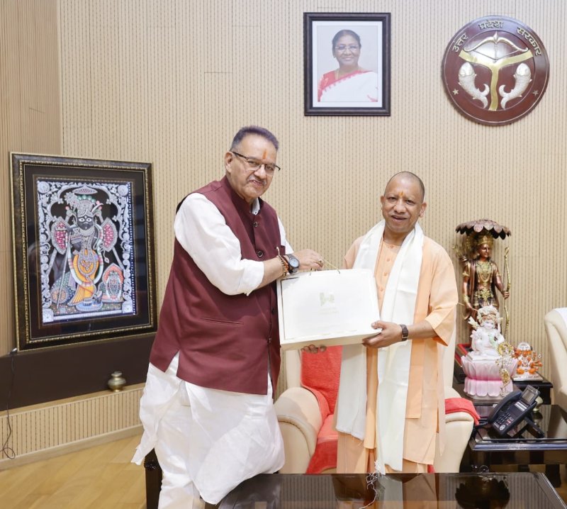 Ganesh Joshi met CM Yogi Adityanath