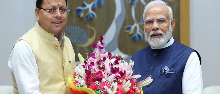 cm dhami-PM Modi