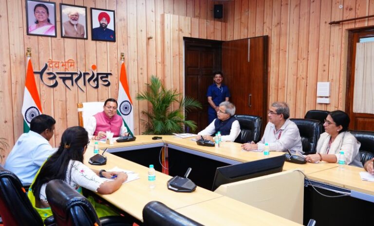 A delegation led by the Chairman of the Railway Board met CM Dhami