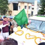 CM Dhami flags off five new garbage vehicles