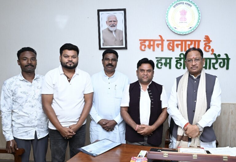 Arun Sarva met CM Vishnudev Sai