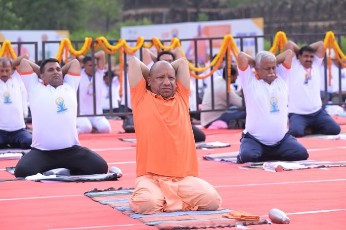 Yogi Performing Yoga