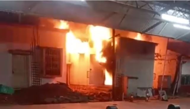 Fire breaks out in private school