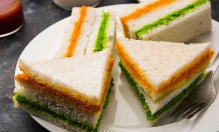 Tricolor-Sandwich