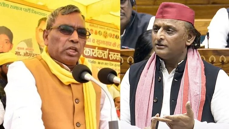 OP Rajbhar-Akhilesh Yadav